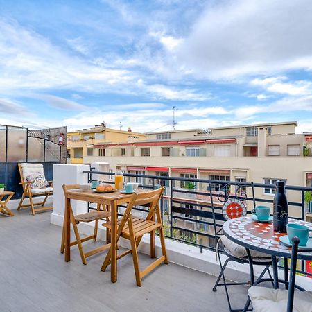 Top Floor Terrace - Dernier Etage Terrasse Cosy Ницца Экстерьер фото