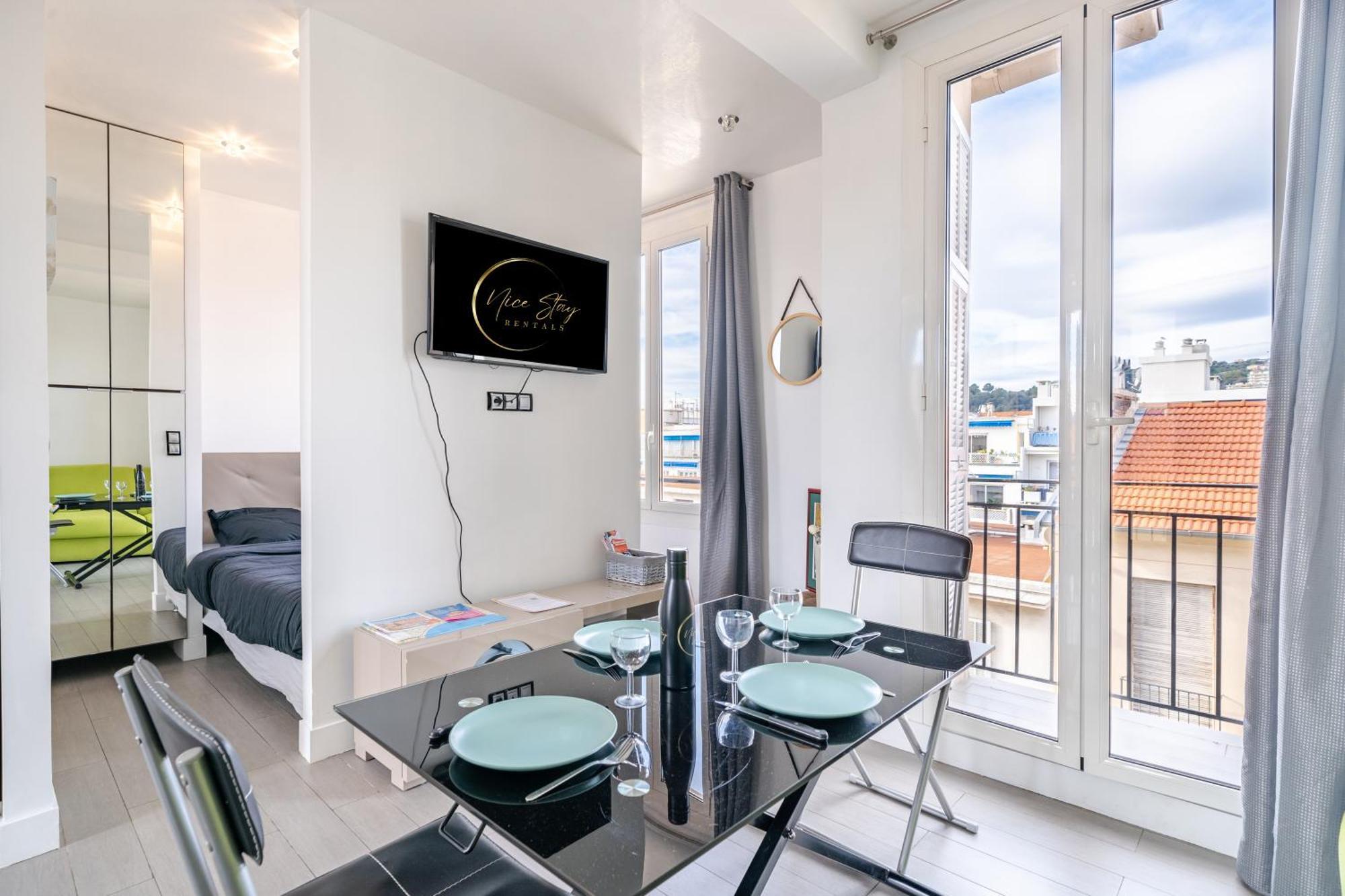 Top Floor Terrace - Dernier Etage Terrasse Cosy Ницца Экстерьер фото